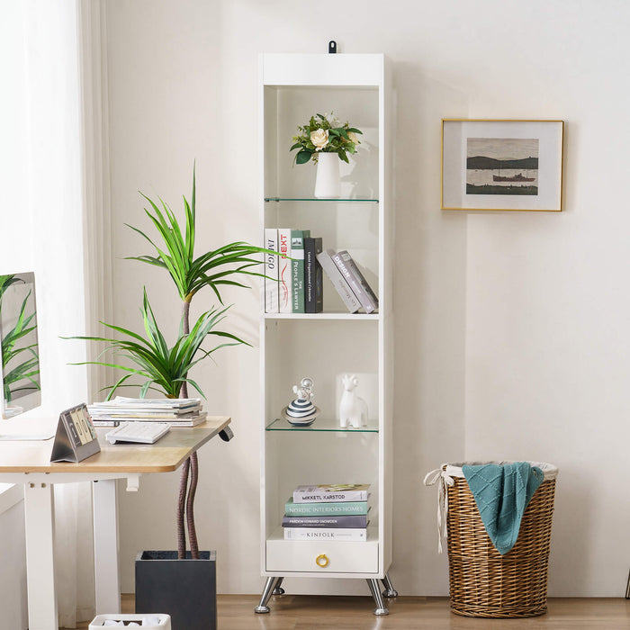Small hotsell shallow bookcase