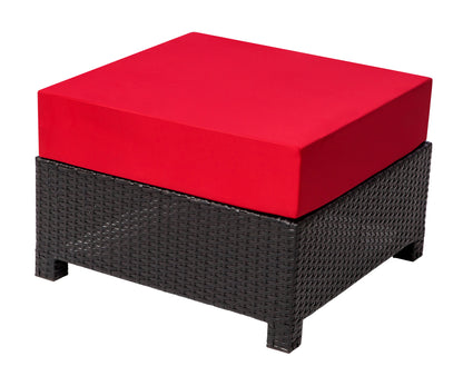 Patio Wicker Furniture Sectional Set, 6080-DIY-RD