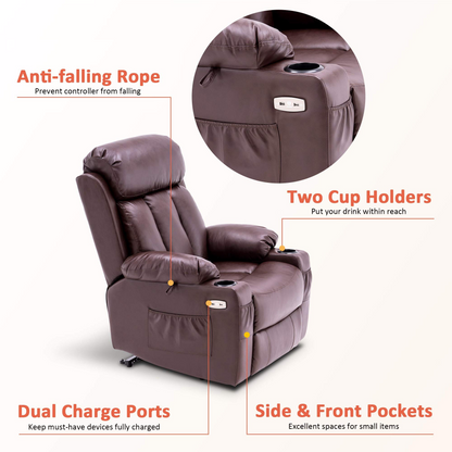 USB and cup holder 