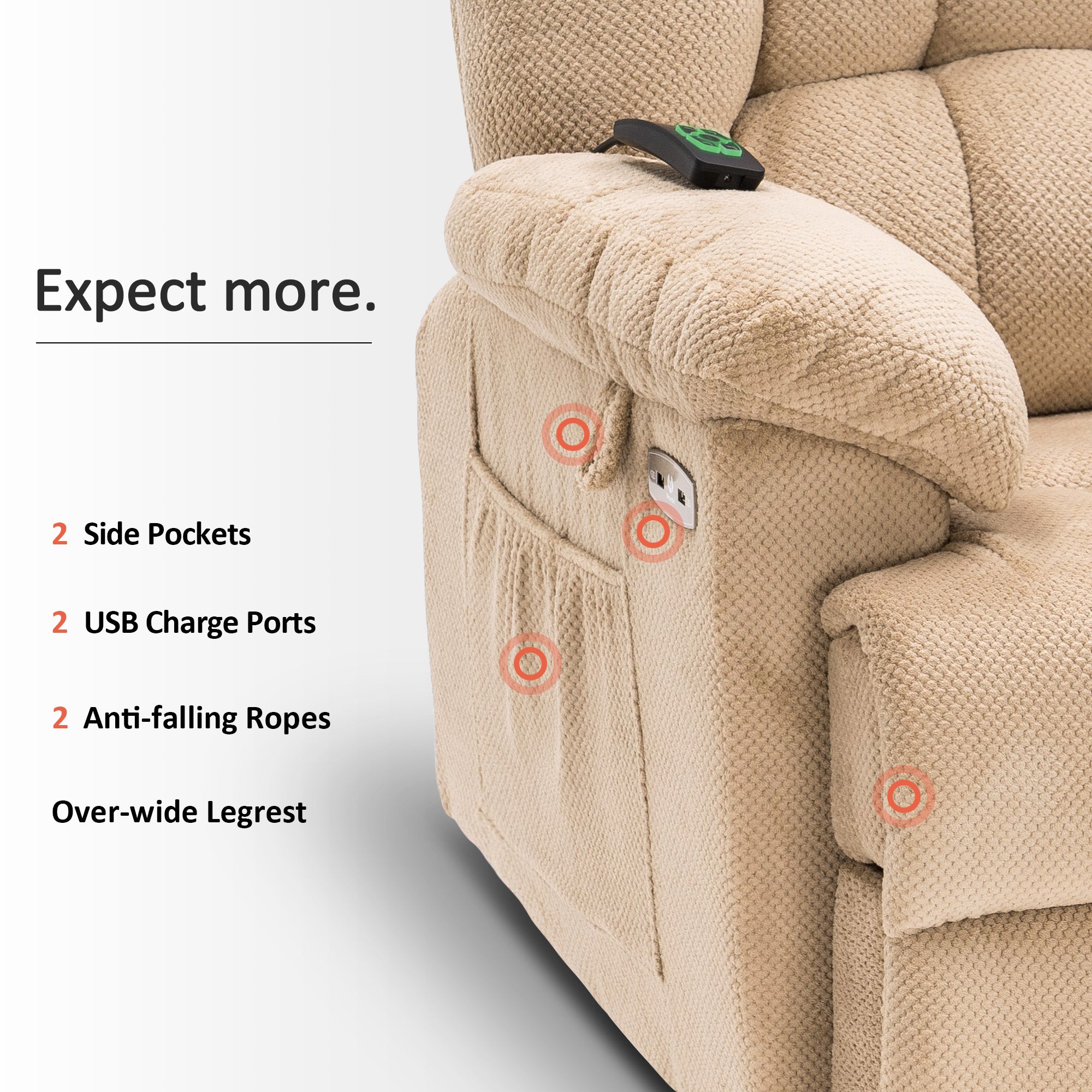 USB and cup holder 