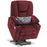 Mcombo Electric Power Lift Recliner Chair with Extended Footrest for Elderly People, 3 Positions, Hand Remote Control, Lumbar Pillow, 2 Cup Holders, USB Ports, 2 Side Pockets, Fabric 7507