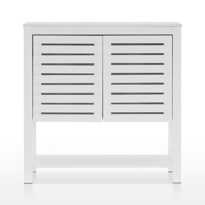 White Free Standing Bathroom Storage Organizer Cabinet (6700-BT05W