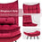 Mcombo Accent Chair with Ottoman, Velvet Modern Tufted Wingback Club Chair, Upholstered Leisure Chairs with Metal Legs for Bedroom Living Room 4079