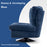 Mcombo Modern Swivel Accent Chairs, Button-Tufted Slipper Chair, Chenille Upholstered Wingback Leisure Sofa Chair for Living Room Bedroom LW753