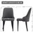 Mcombo Dining Chairs Sets of 2, Modern Mid-Century Accent Side Chairs for Dining, Living Room, Kitchen(6090-9155)