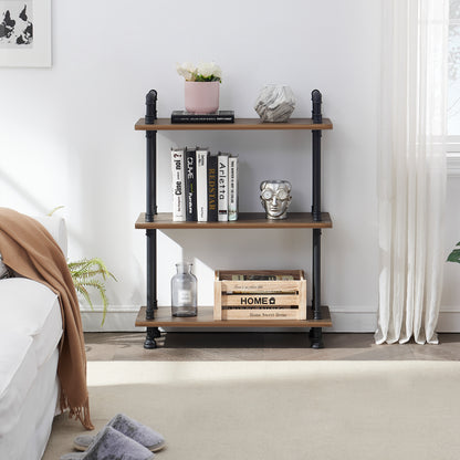Wood & Metal Bookcase, BS505|BS404|BS303