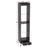 Mcombo tall bookshelf for small spaces, narrow bookcase with adjustable display shelf Seal Brown or Matte White 6090-BS807